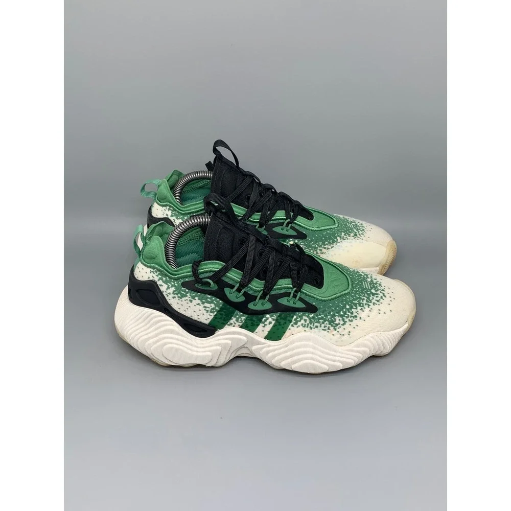 Adidas Trae Young 3 Green White Basketball Shoes IE7883 Men's Sz 6